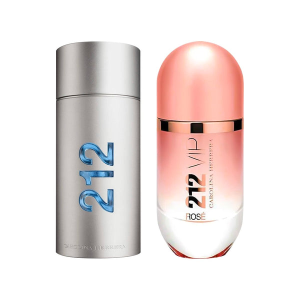 Combo de Perfumes Casal - 212 MEN e 212 VIP ROSÉ